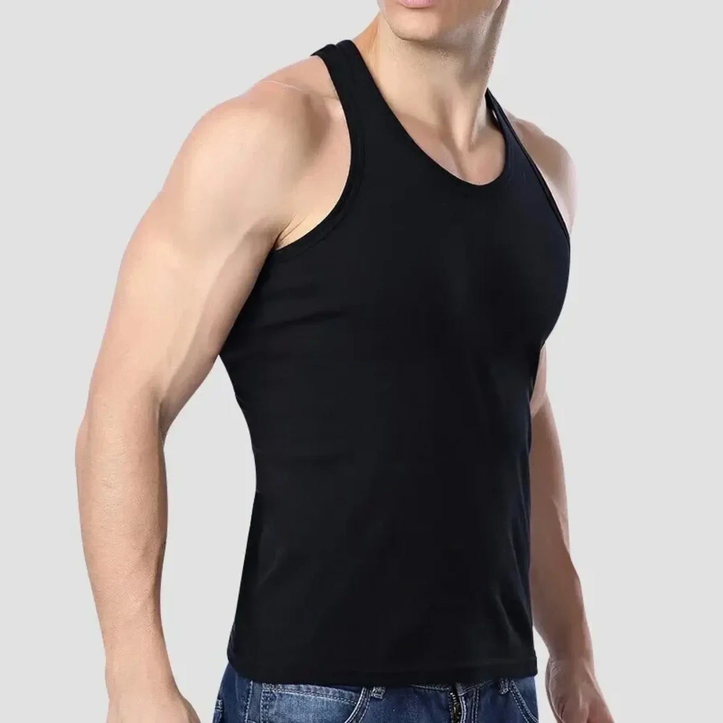 Lightweight Cotton Tight Vest Sports Casual Family/Outdoor Tight Top Breathable Quick Drying Vest