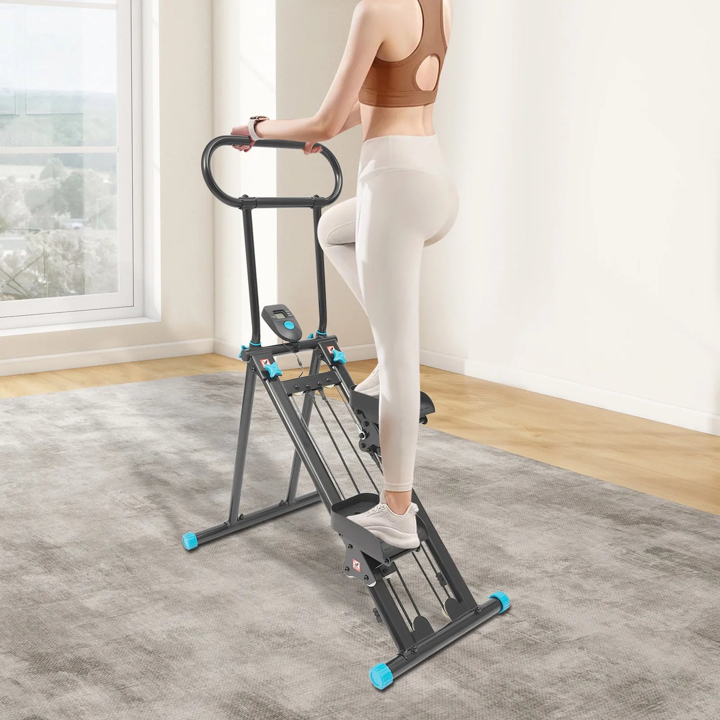 Stair Stepper for Home Gym Folding Vertical Climber/Machine Step Fitness Machines