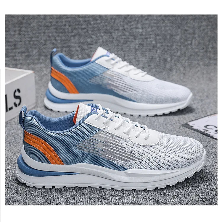 Men's Breathable Mesh Sports Shoes Casual Lightweight Sneakers/Male Comfortable Outdoor Anti-slip Running Shoes