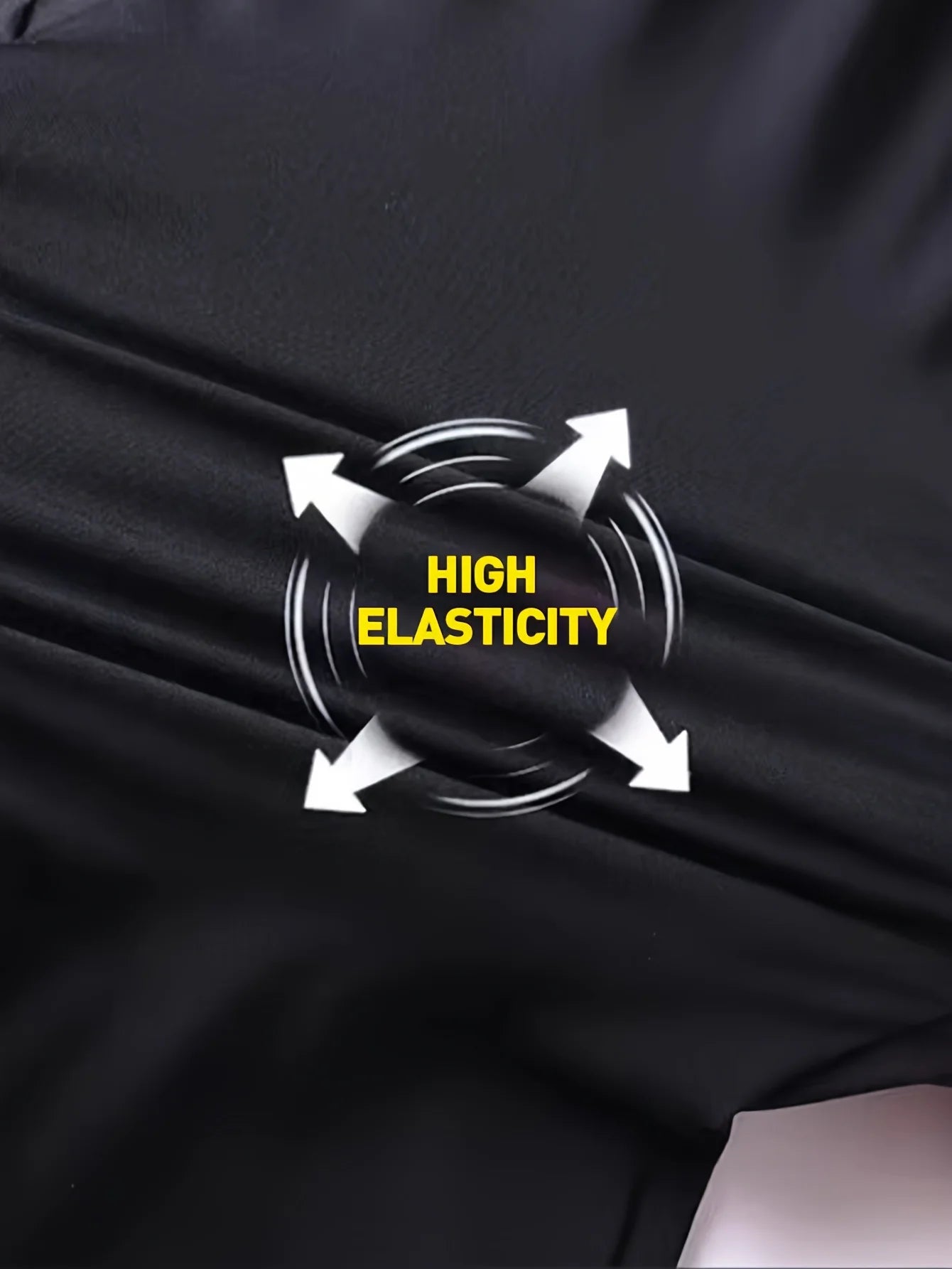 Men High Elasticity Summer Casual Shorts Drawstring Pockets/Breathable Nylon Lightweight Stretchy Athletic Wear