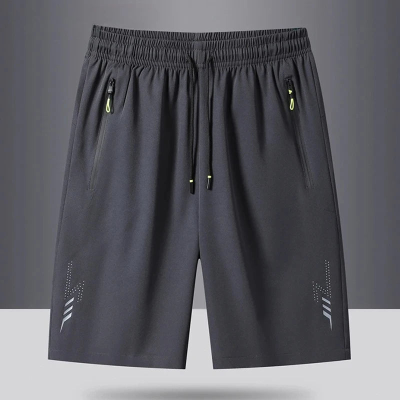 Summer Men's Sport Shorts Cool Sportswear Running Shorts/Casual Bottoms Gym Fitness Training Jogging Men Black Gray