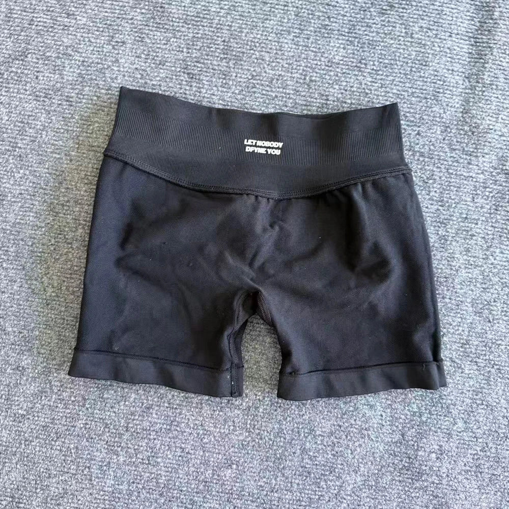 Impact Shorts with Logo Women Seamless Yoga Shorts/Scrunch Gym Shorts Workout Biker Short Fitness
