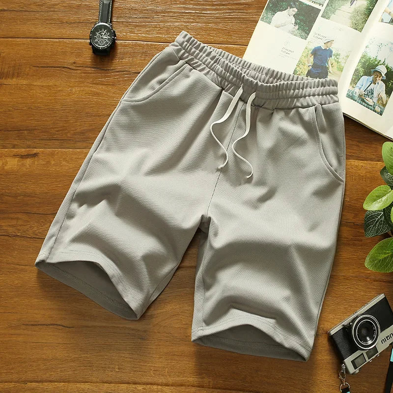 Summer Breathable Men Mesh Shorts Gym Bodybuilding Casual Loose Shorts/Joggers Outdoor Fitness Beach Shorts L-4XL