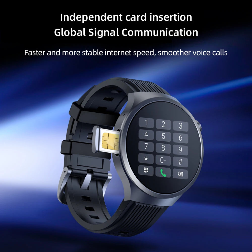 GoldenSpike 4G Full Netcom Smartwatch 1.75inch Amoled Android Smart Watch/With 8MP Camera Video Calling Sim Card Google Play