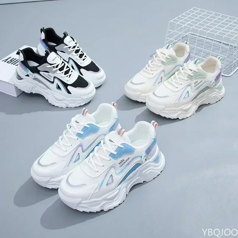 2025 Sneakers Women Platform Flat Shoes Woman Shoes/Casual Trainers Ladies Chunky Sneakers Women Shoes