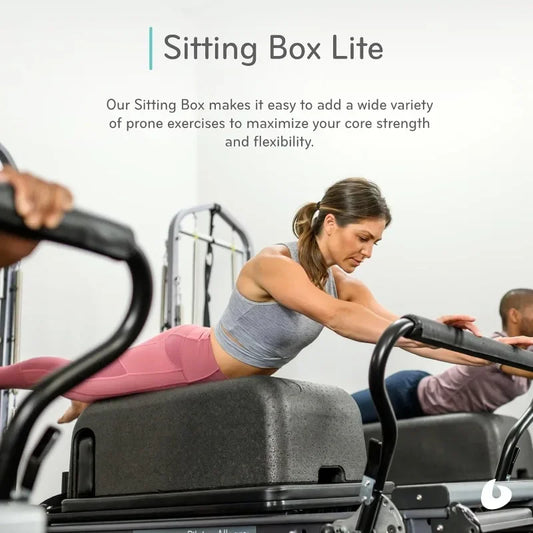 Balanced Body Sitting Box Lite, Pilates Reformer and Floor Exercise Equipment/Pilates Workout Equipment for Home Gym or Studio