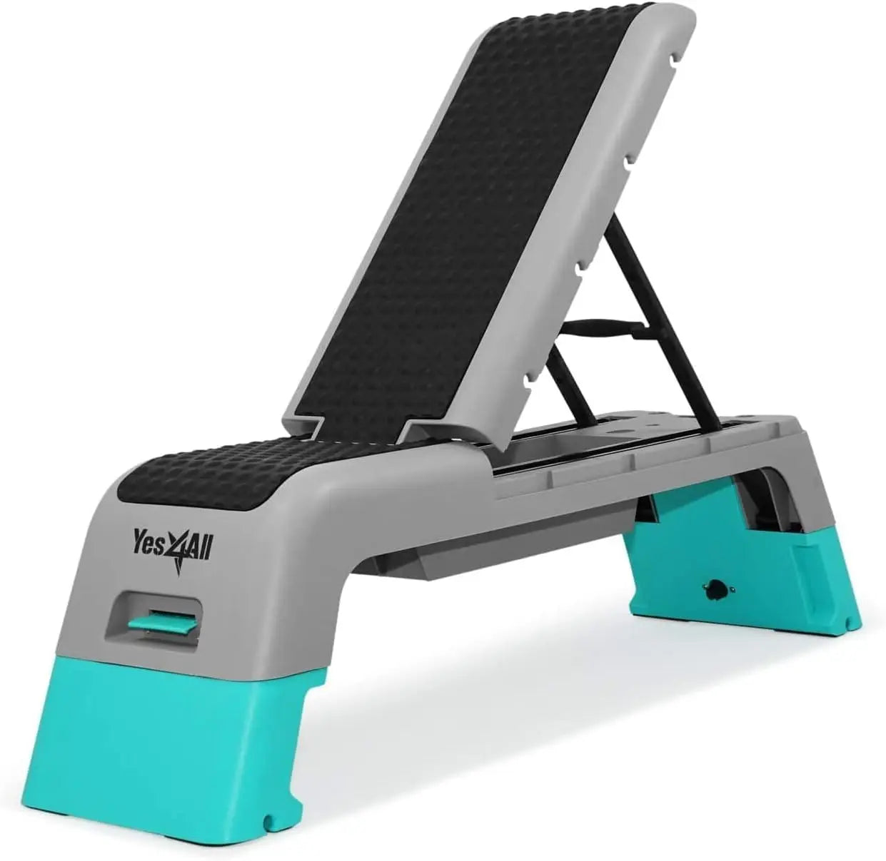 Multifunctional Aerobic Deck Versatile Fitness Station/Weight Bench Aerobic Stepper Plyometrics Box for Cardio Workouts