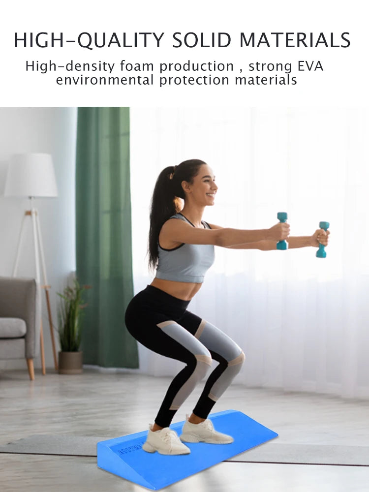 Lightweight Yoga Wedge Blocks Wrist Lower Back Support Accessory/for Home Gym Fitness Exercise Pilates Inclined Board