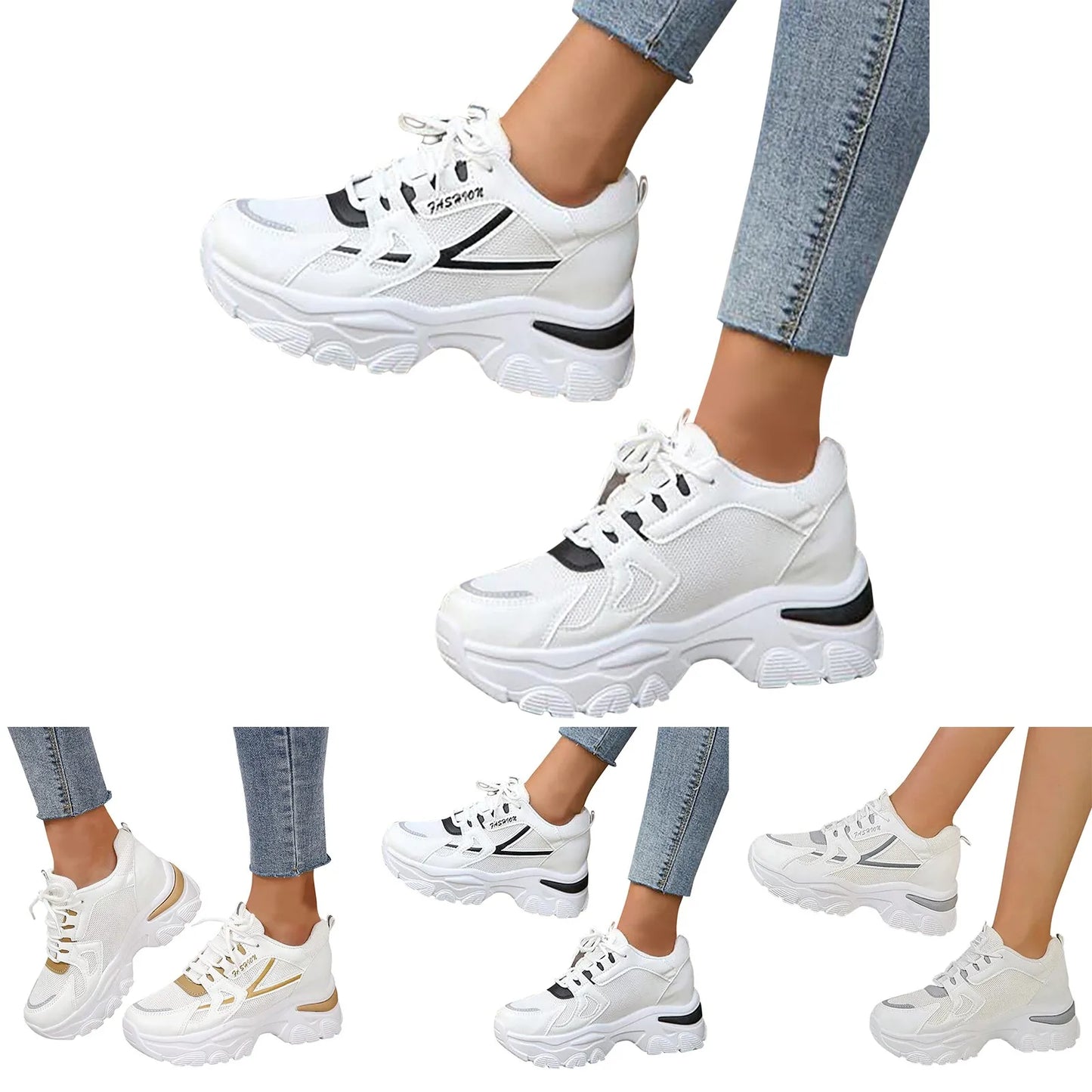 Women Sneakers Fashion Breathable Vulcanized Shoes/Sport Shoes Running Shoes Breathable Fashion