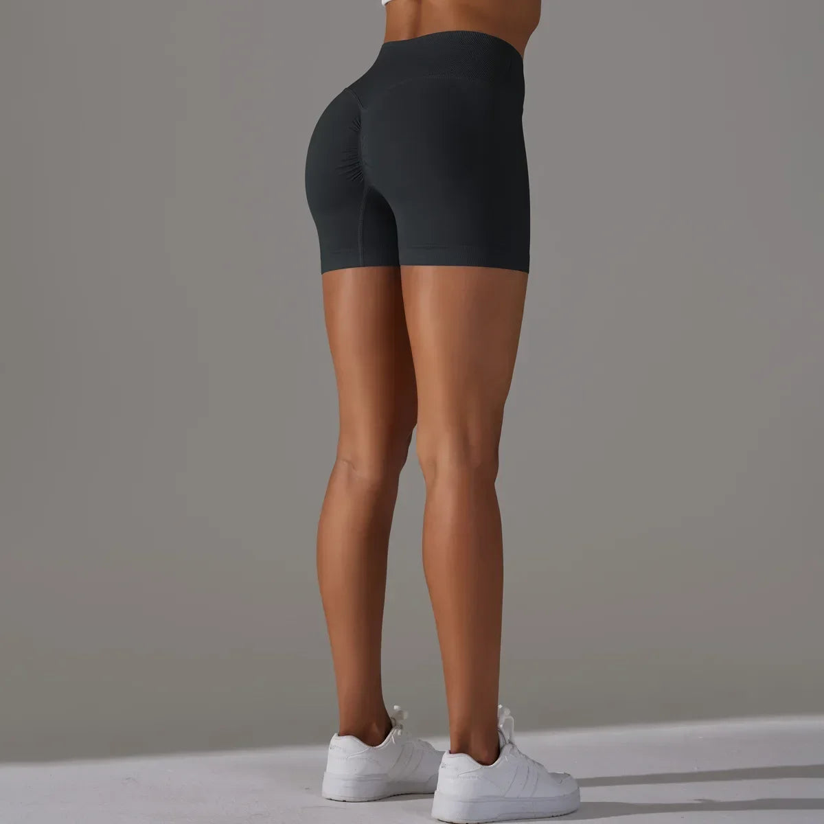 Women High Waist Workout Fitness Yoga Shorts Gym Push Up/Yoga Leggings Scrunch Butt Seamless Sports Shorts