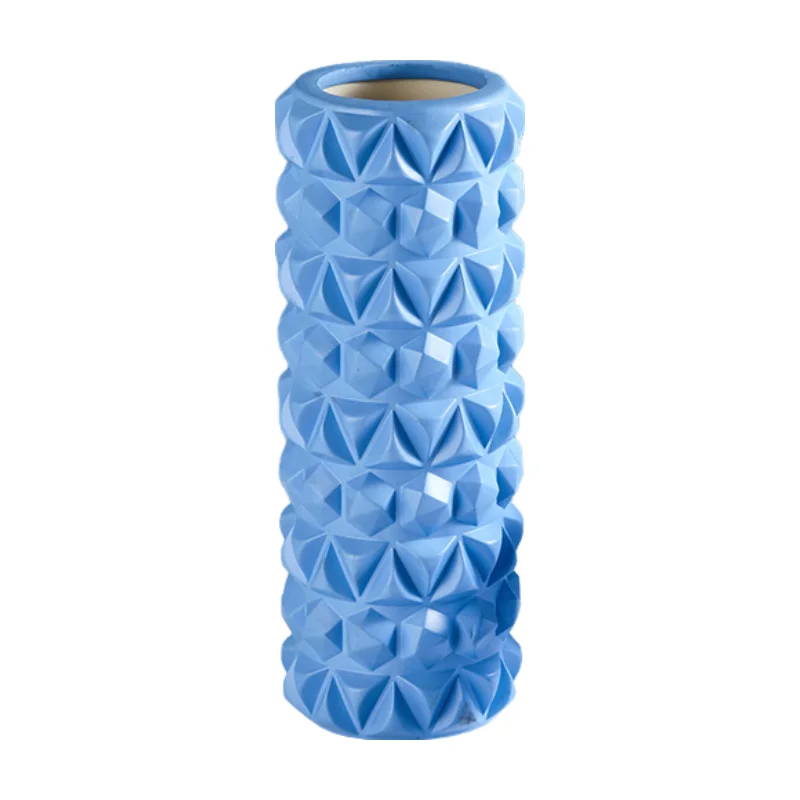 3D Diamond Foam EVA Massage Roller Hollow Yoga Column Fitness Equipment/For Muscle Physiotherapy And Sports Rehabilitation Roller