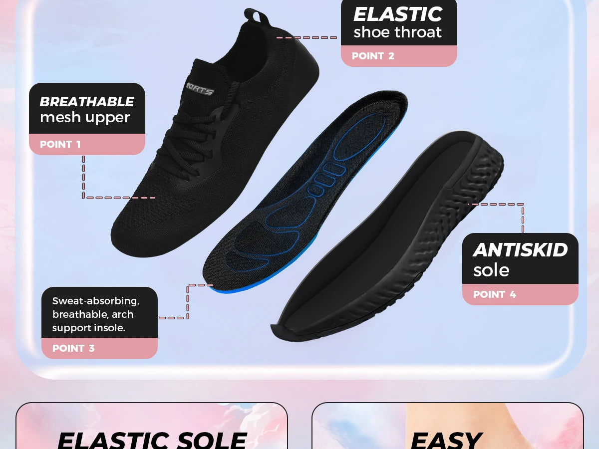 Women's Walking Shoes Women's Running Shoes Comfortable/Non-Slip Breathable Athletic Workout Sneakers