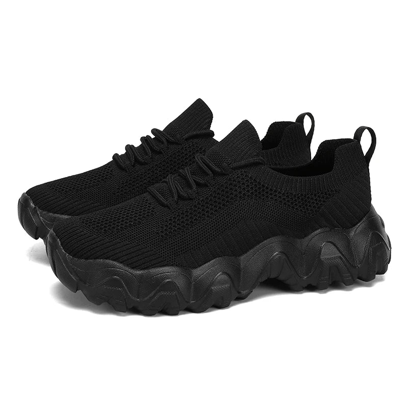 Women' Cute Lace Up Mesh Shoes Versatile Fashionable Design Sneakers/Lightweight Breathable Comfort Outdoors Walking Train Shoes