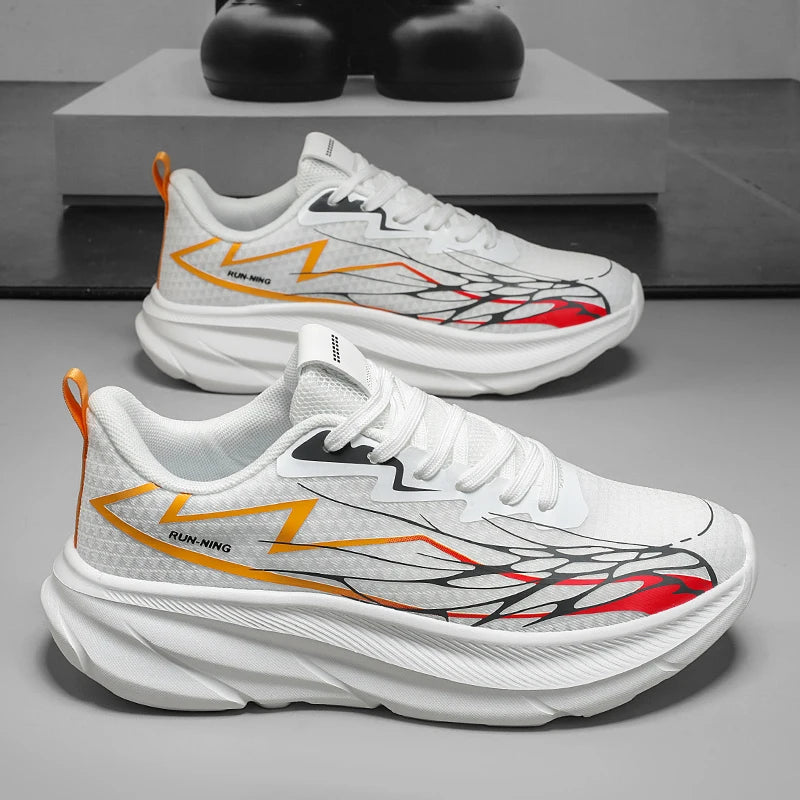 Men's Casual Comfortable and Fashionable Sneakers Fabric Lining/Durable Non-Slip Outer Soles Suitable for Running Fitness