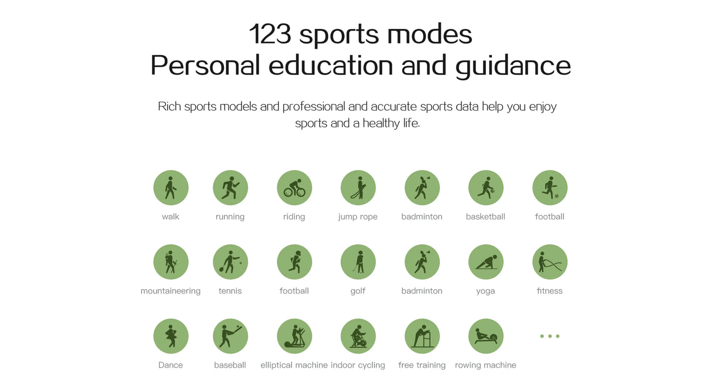LIEFBEE Round smartwatch can answer/make calls, over 100+ Sportports modes/heart rate sleep monitoring step counting