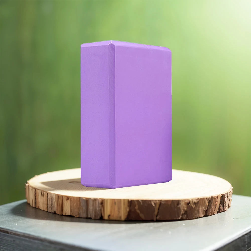 EVA Yoga Block Solid Color Gym Training Blocks Moisture-Proof/High Density Yoga Blocks Body Shaping Yoga Blocks for Meditation