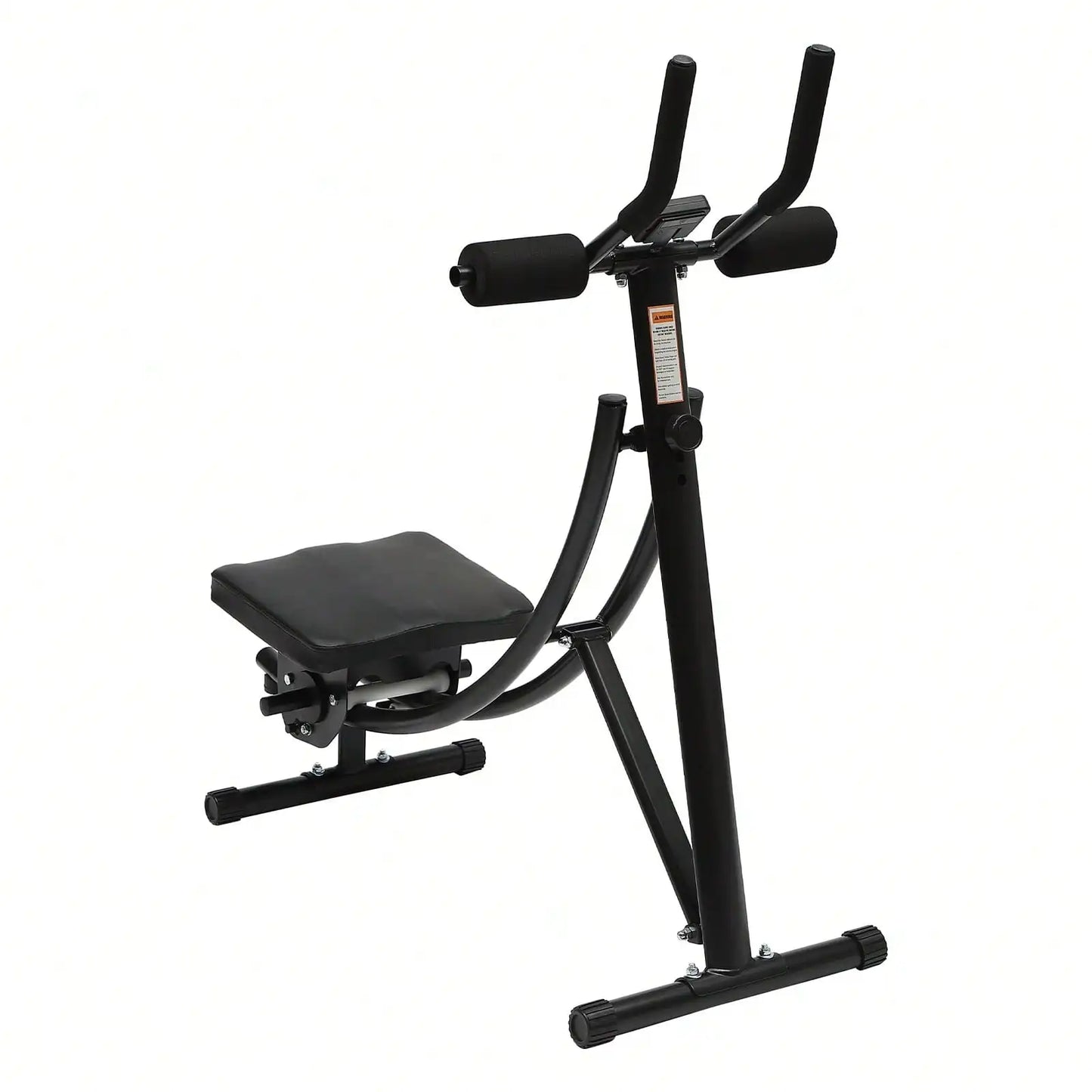 Ab Workout Equipment For Home Gym Foldable Core Abdominal Exercise/Machine W/ 3 Intensities Digital Display 330lbs