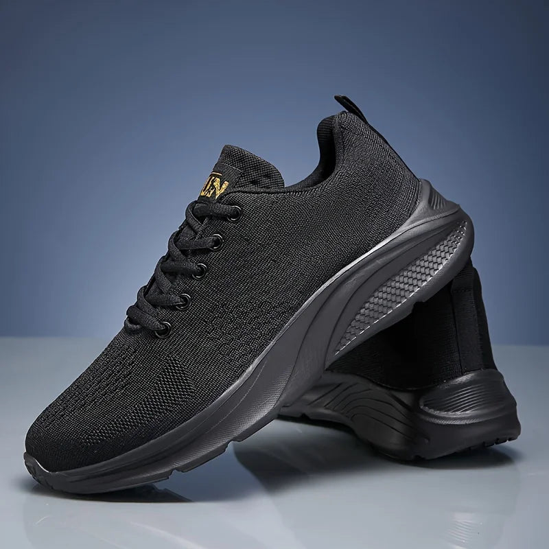 Lightweight Breathable Gradient Knit Mesh Women Athletic Sneakers Size/36-46 Shock Absorb Soft Cushion Anti Slip Thick Outsole