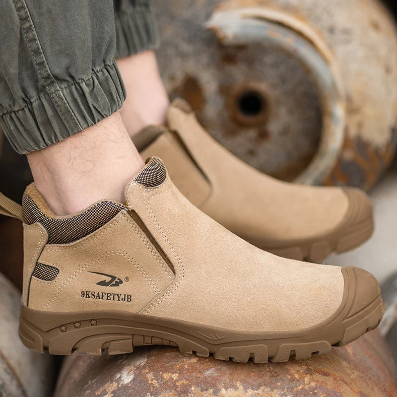 Insulation Men Work Boots Puncture-Proof Safety Shoes/Composite Toe Welder Protective Shoes Indestructible Work Shoes