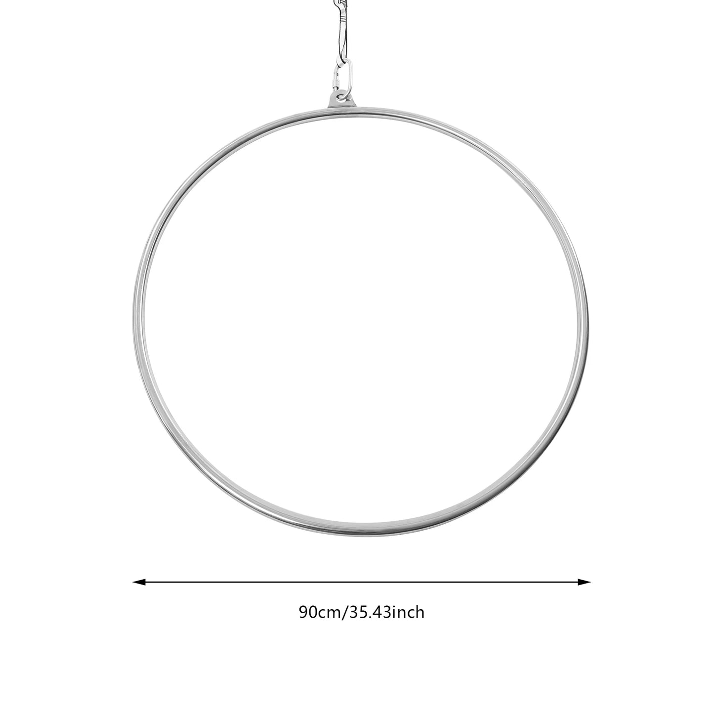 90cm Professional Aerial Hoop Dancing Circus Ring Set/Single Point Circus Aerial Equipment Yoga Hoop