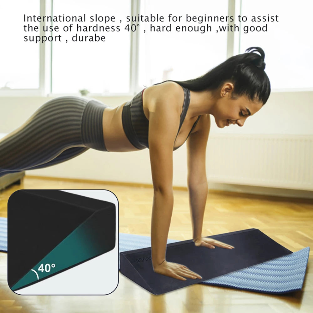 Lightweight Yoga Wedge Blocks Wrist Lower Back Support Accessory/for Home Gym Fitness Exercise Pilates Inclined Board