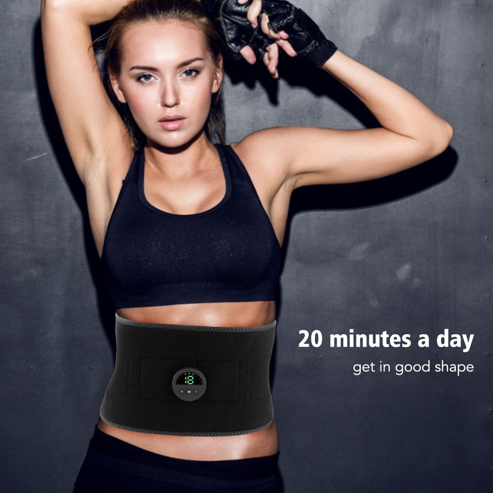 EMS Electric Abdominal Body Slimming Belt/Waist Band Smart