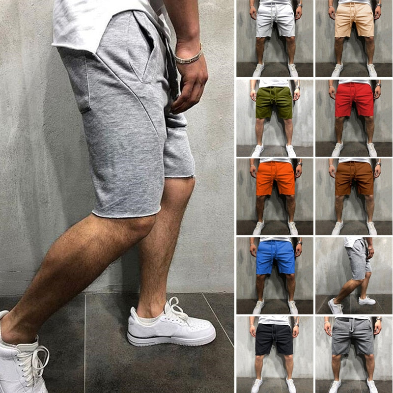 Solid Quick Drying Beach Sport Gym Shorts/Men Causal Running Jogging Shorts