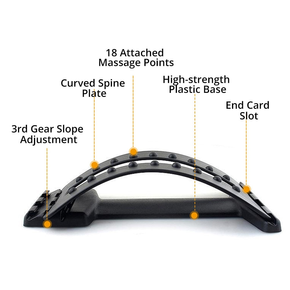 Magnetic Back Massage Muscle Relax Stretcher/Posture Therapy Corrector Support Pain Relief