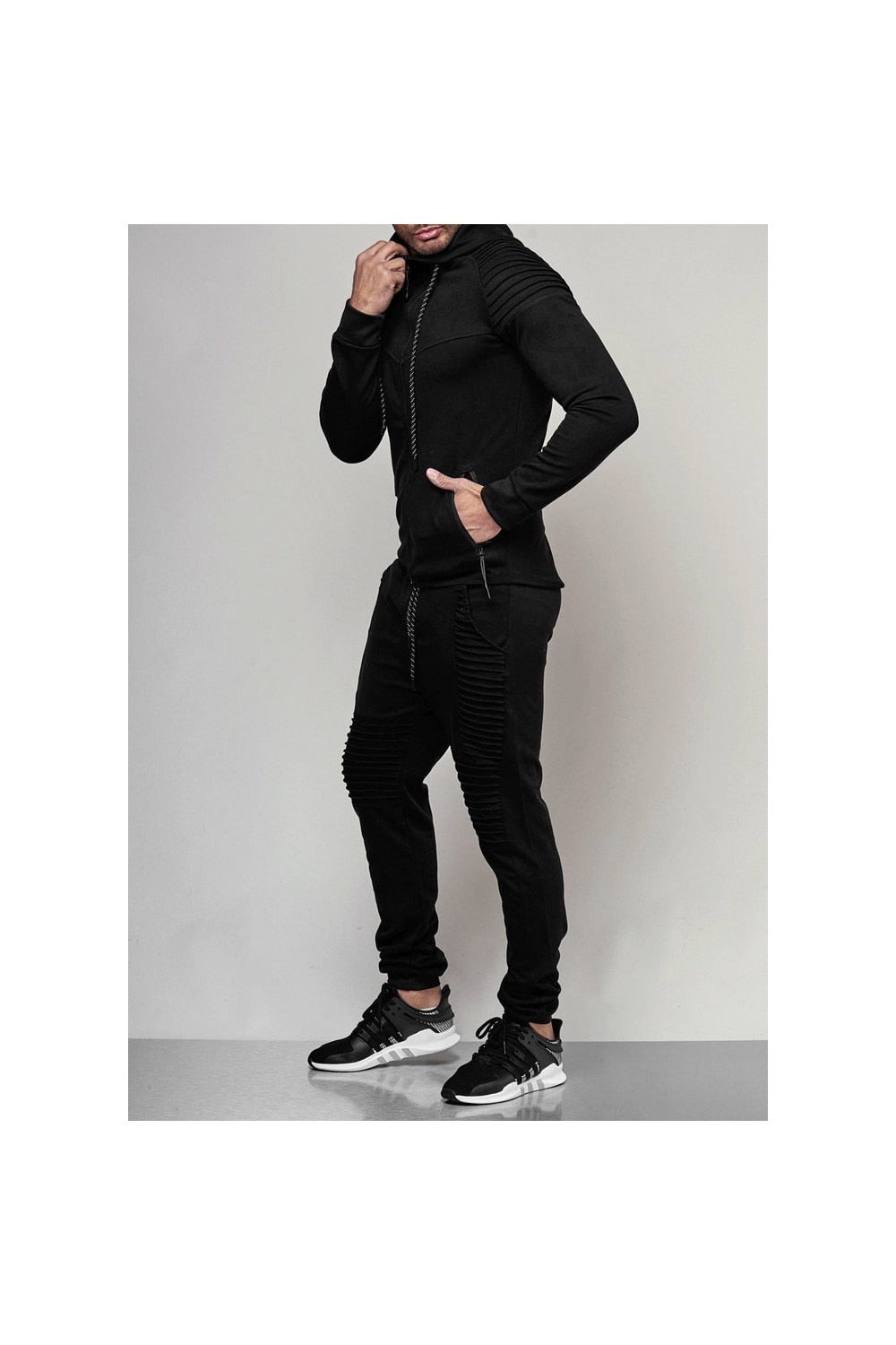 2 pieces Autumn Running tracksuit men/Sweatshirt Sports Set Gym Clothes