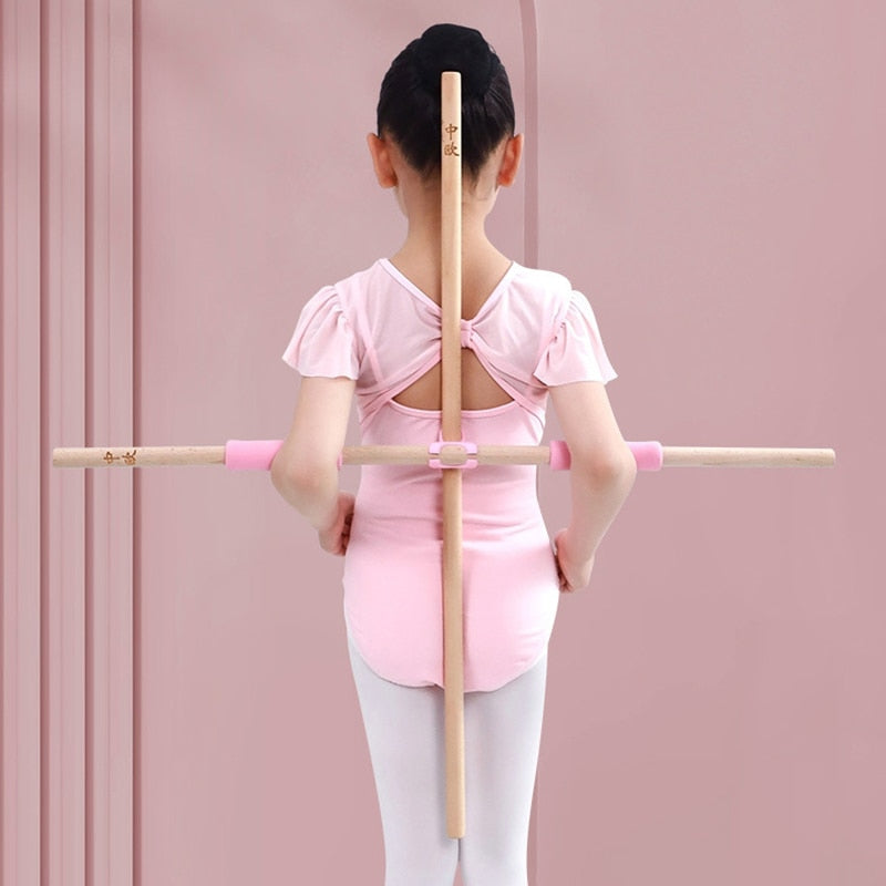Women Girl Wooden Posture Corrector Stick/Back Posture Correction Stretcher