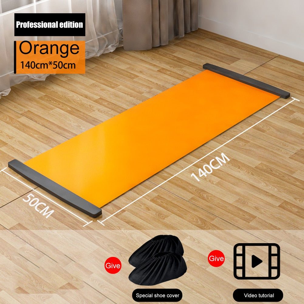140/180/200cm Sports Fitness Glide Plate/for Leg Exercise Mat Leg Core Training