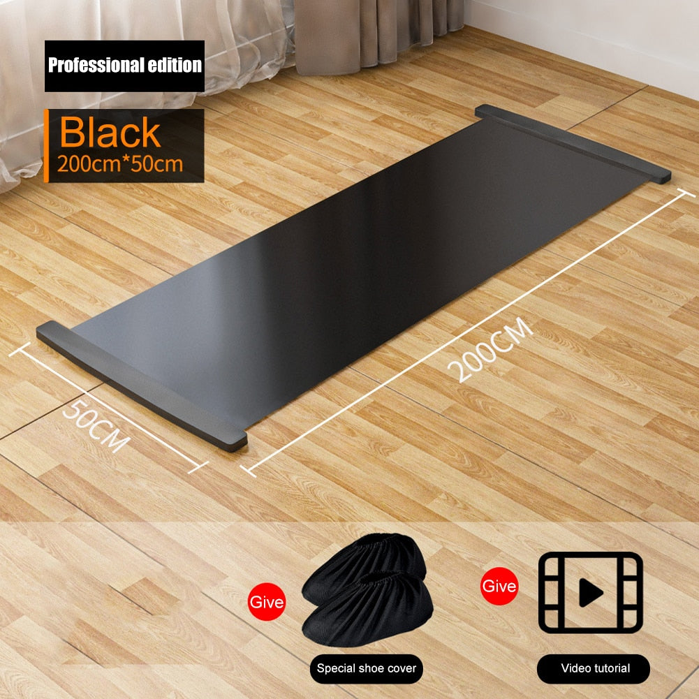 140/180/200cm Sports Fitness Glide Plate/for Leg Exercise Mat Leg Core Training