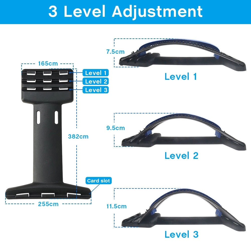 Magnetic Back Massage Muscle Relax Stretcher/Posture Therapy Corrector Support Pain Relief
