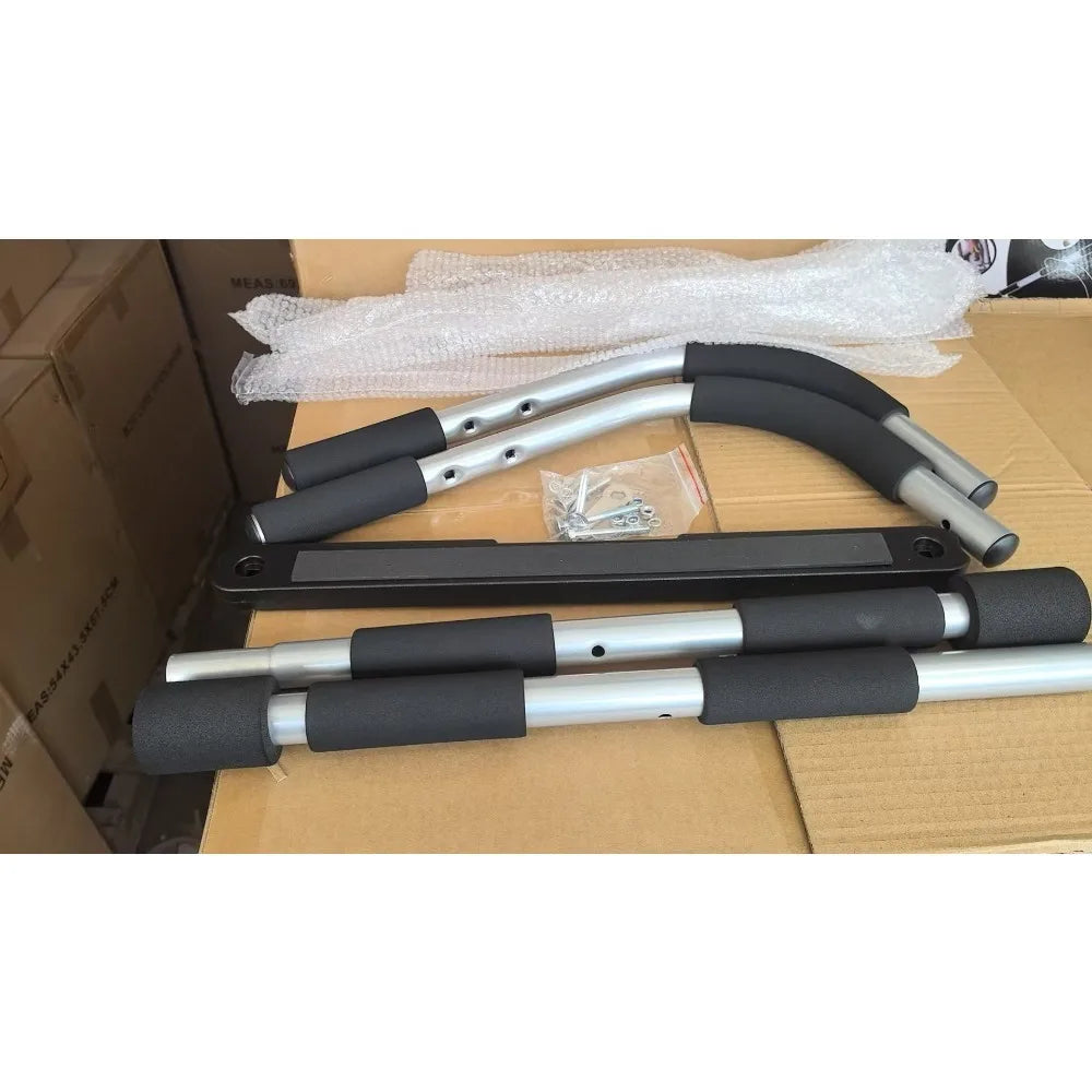 Doorway Pull Up Bar No Drilling Over Door Chin Up Bar Upper Body Workout/Home Gym Equipment with Sponge Handle Hanging Exercises