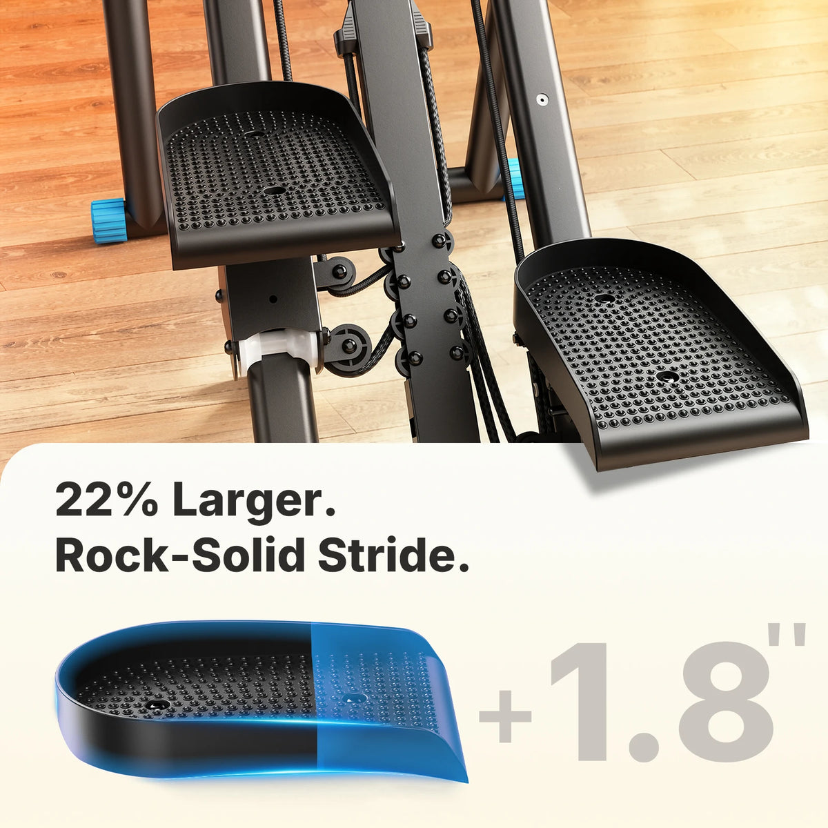 MERACH Stair Stepper Foldable Full Body Workout Silent Multi-functional/Adjustable Fitness Climbing Machine for Home Use Exercise Machine