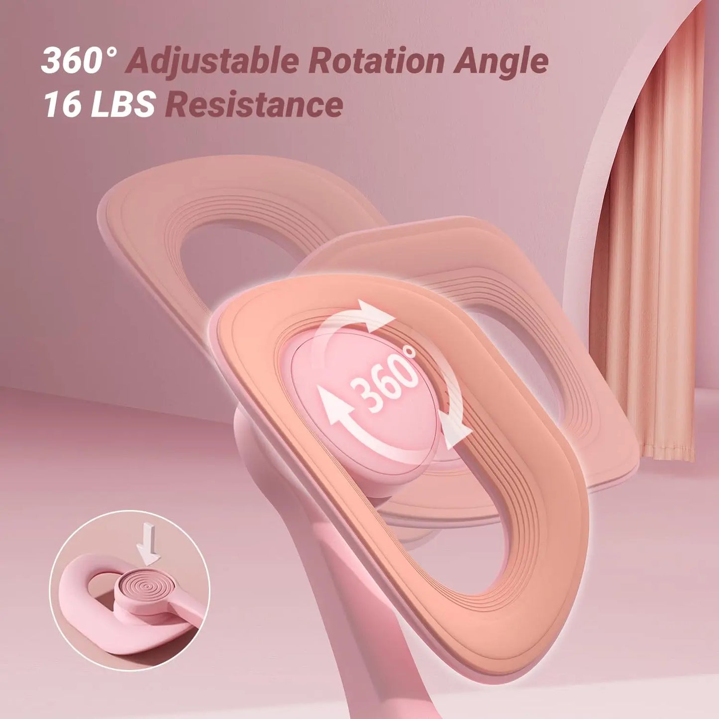 MERACH Thigh Trainer Pelvic Floor Muscle Trainer Inner Thigh Exercise/Workout Equipment Pilates Pelvic Floor Strengthen Device