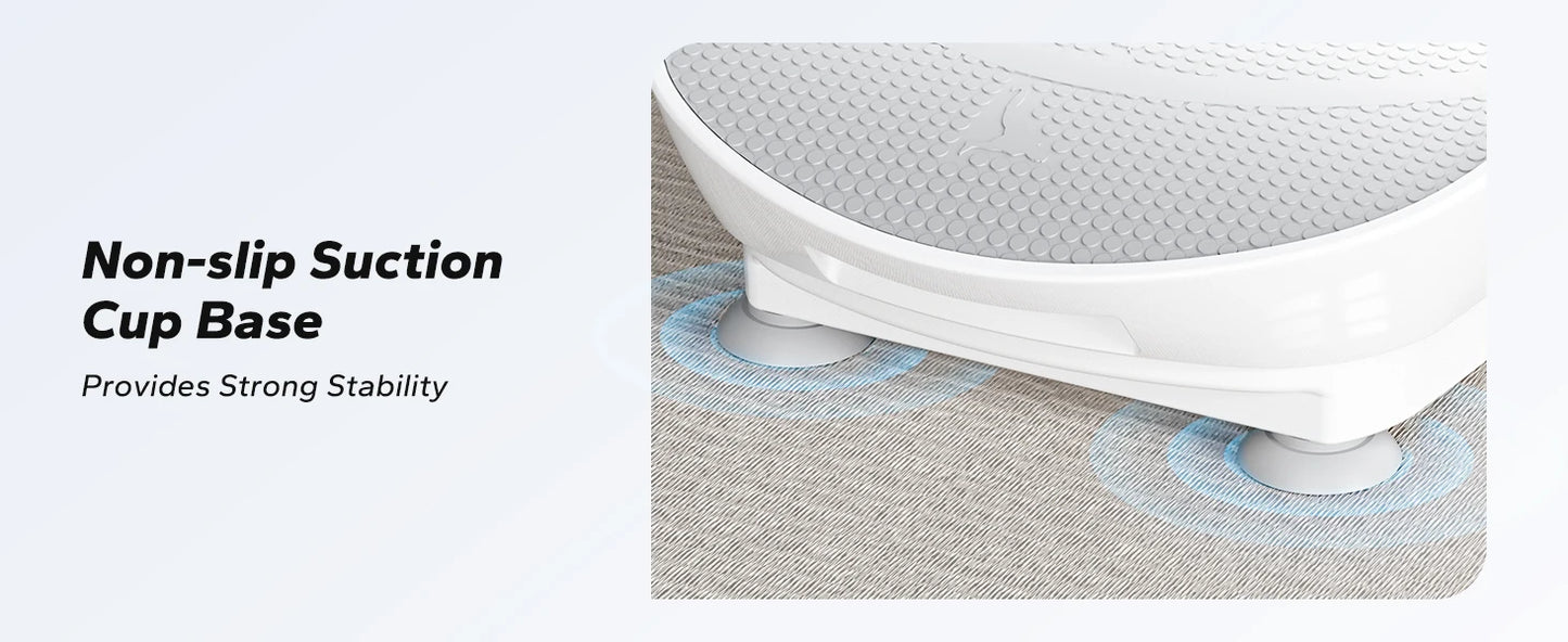 MERACH Vibration Plate Exercise Machine Whole Body Workout Power Vibrate/Fitness Platform Vibration Plate Weight Loss & Shaping