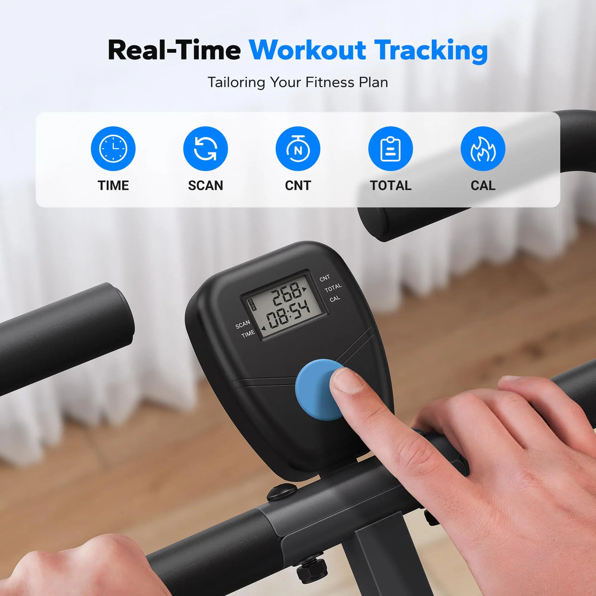 MERACH Squat Machine Squat Rowing Machine with Adjustable Resistance/350 LBS Max Weight Capacity Easy Setup & Foldable Machine