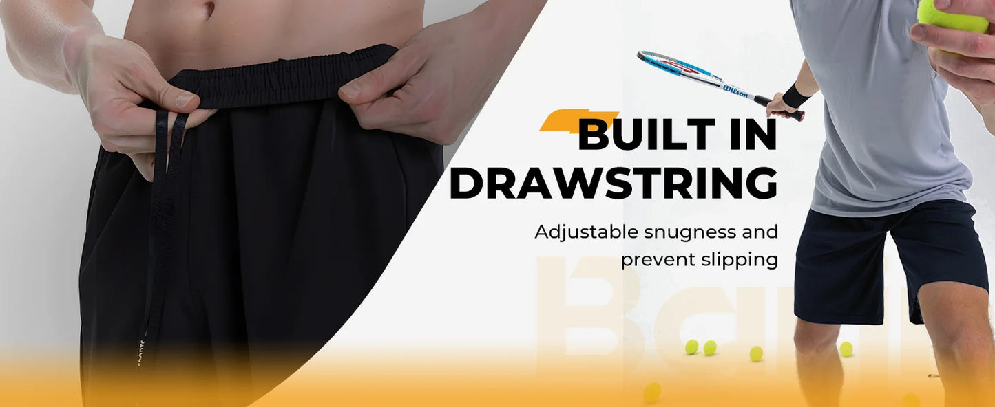 2 Pack Men's Gym Basketball Shorts Athletic Black Workout/Quick Dry Shorts with Pockets for Casual Running