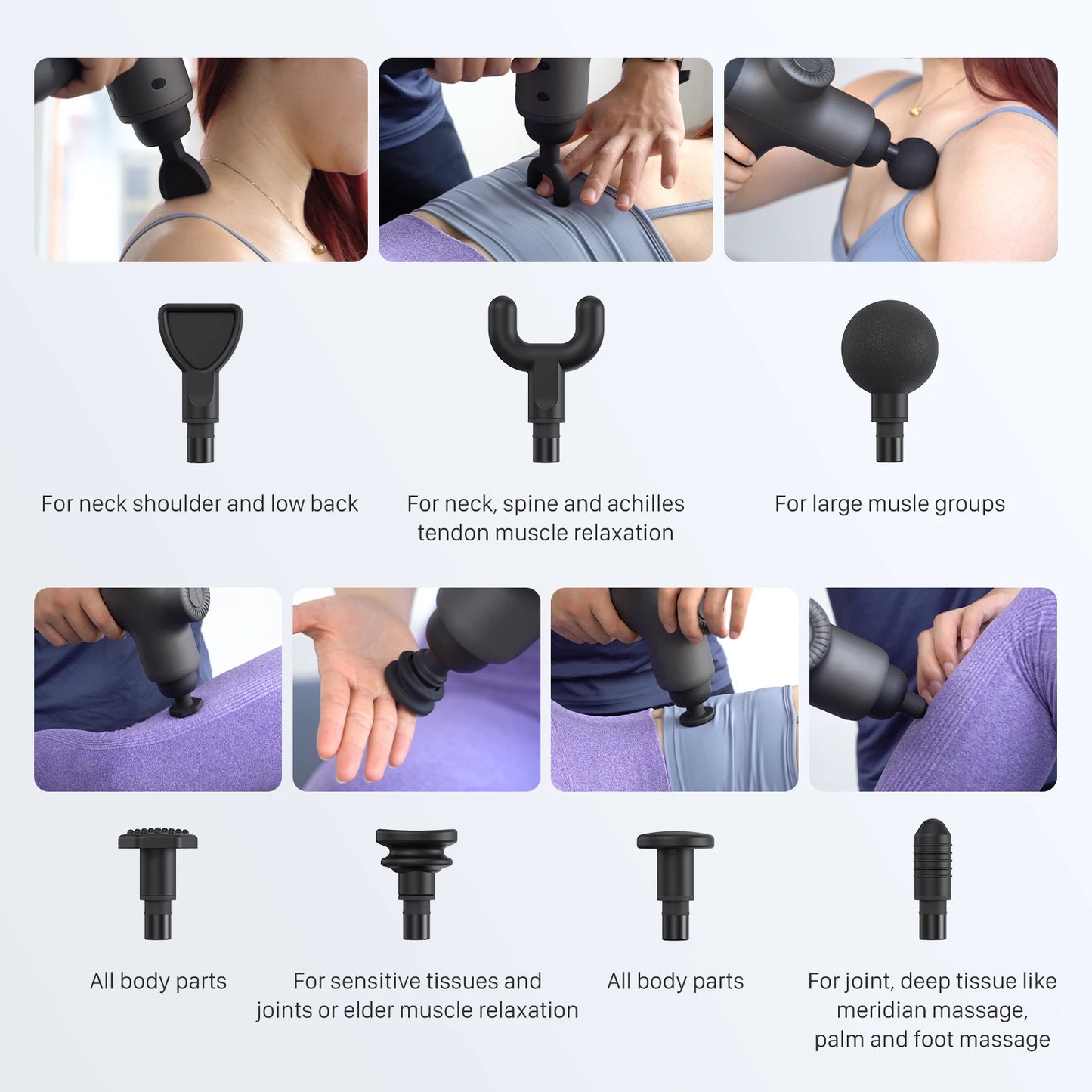 Mebak 3 Massage Gun Massage Gun Deep Tissue/Professional Muscle Percussion for Shoulder Leg Back Body Pain Relief