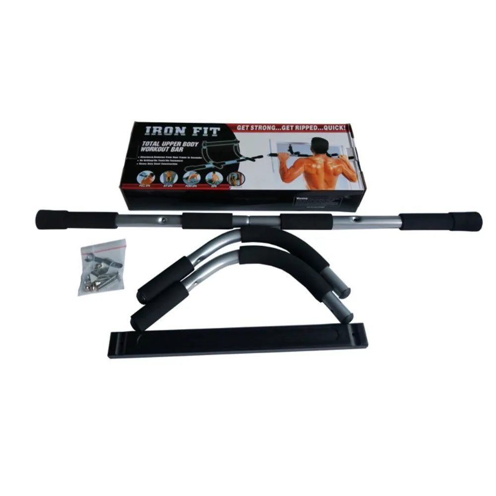 Doorway Pull Up Bar No Drilling Over Door Chin Up Bar Upper Body Workout/Home Gym Equipment with Sponge Handle Hanging Exercises