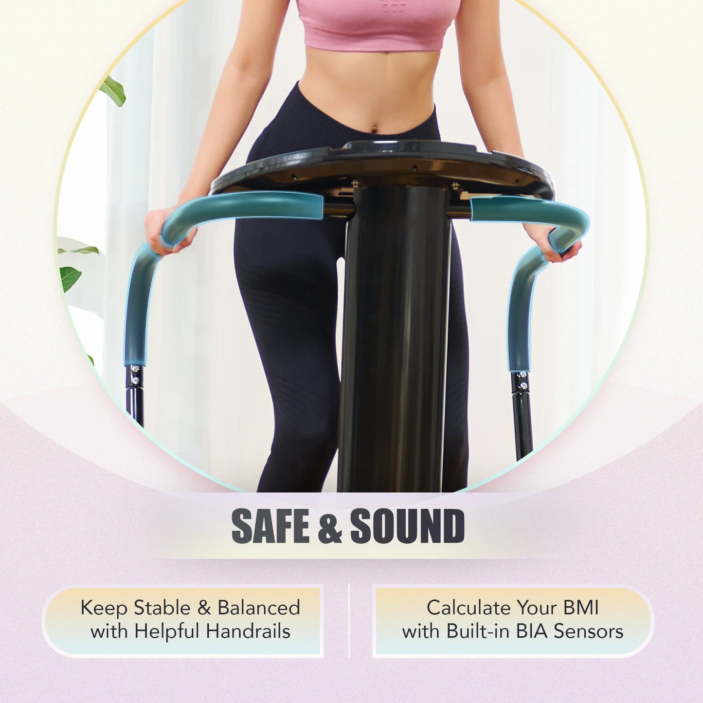 2000W Vibration Platform Whole Body Massager/Fitness Machine Exercise Training