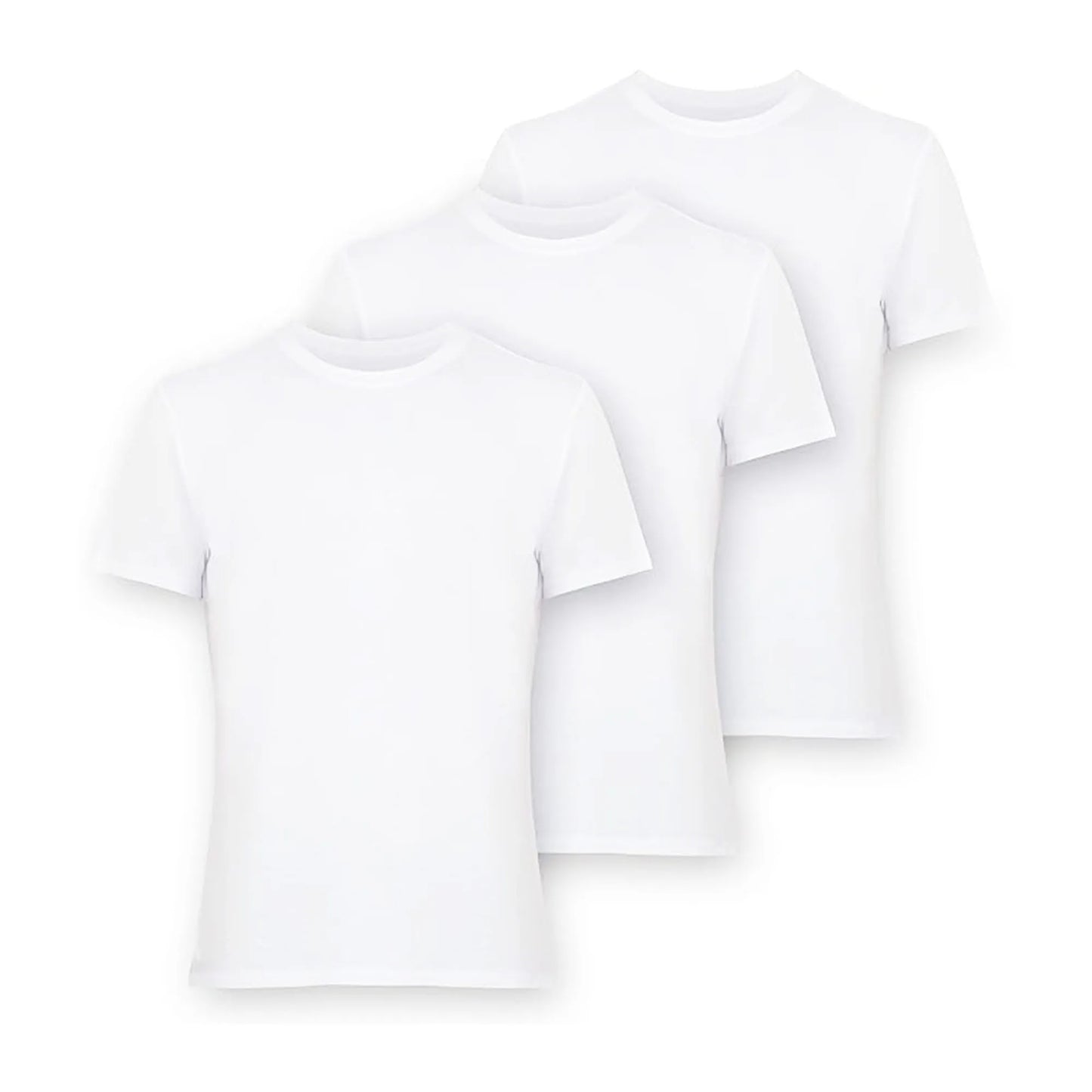 T-Shirts for Men Rayon Crewneck/Undershirt Tees Moisture Wicking 3 Pack Men Shirts