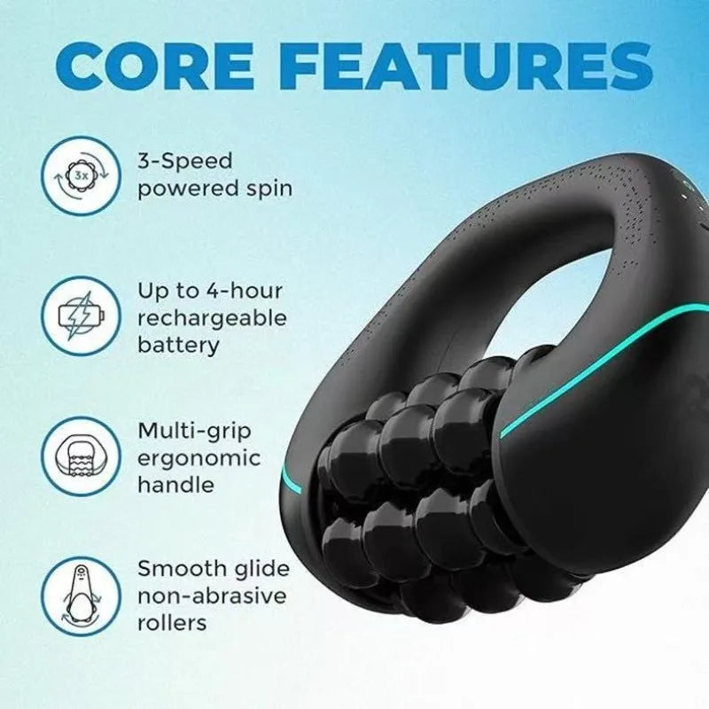 Summer Camping Massager Electric Handheld Relaxation Roller Massager/Camping Supplies and Equipment USB Rechargeable
