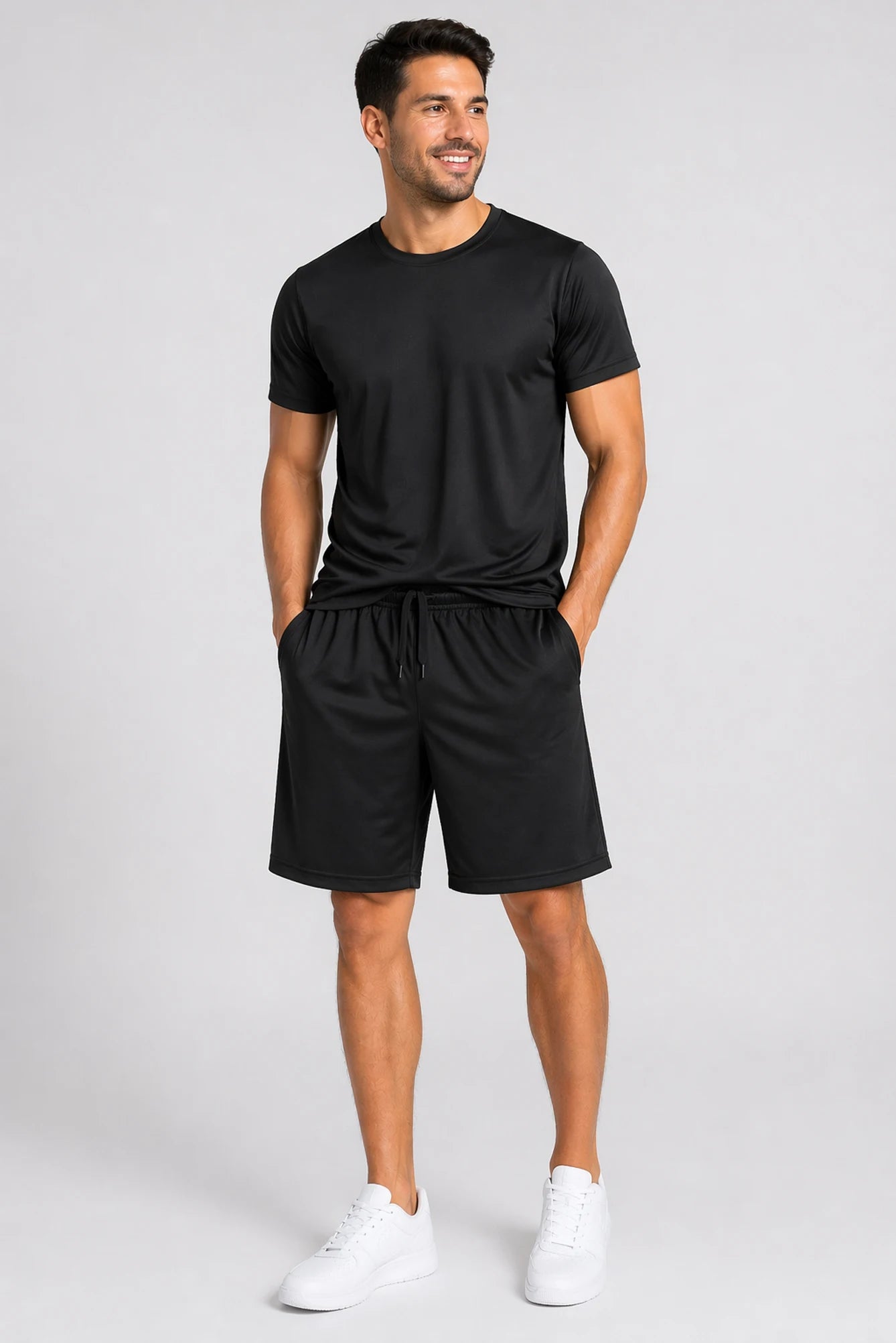 Men’s 2 Piece Athletic Tee/Short Active Set (S-2XL)