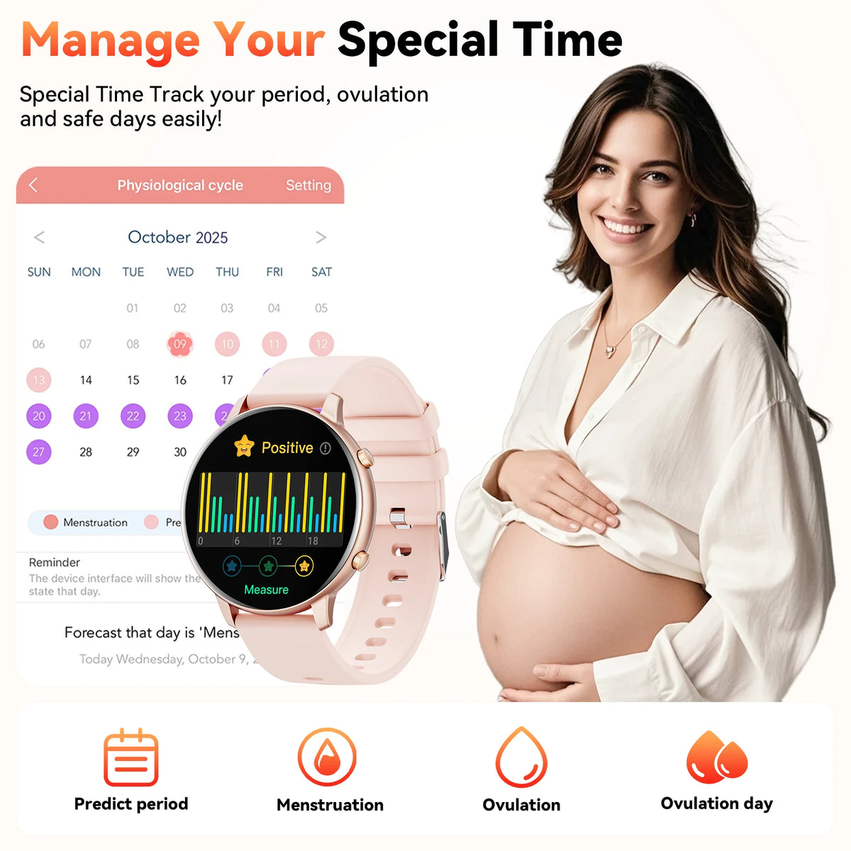 1.39" Round Smart Watch for Women Bluetooth Call Fitness Tracker/Custom Dial IP67 Waterproof 178 Sports Modes Heart Rate