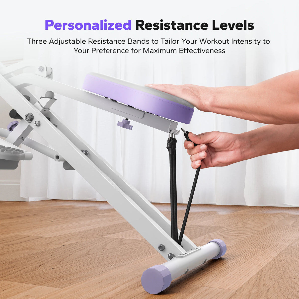 MERACH Squat Machine Squat Rowing Machine with Adjustable Resistance/350 LBS Max Weight Capacity Easy Setup & Foldable Machine