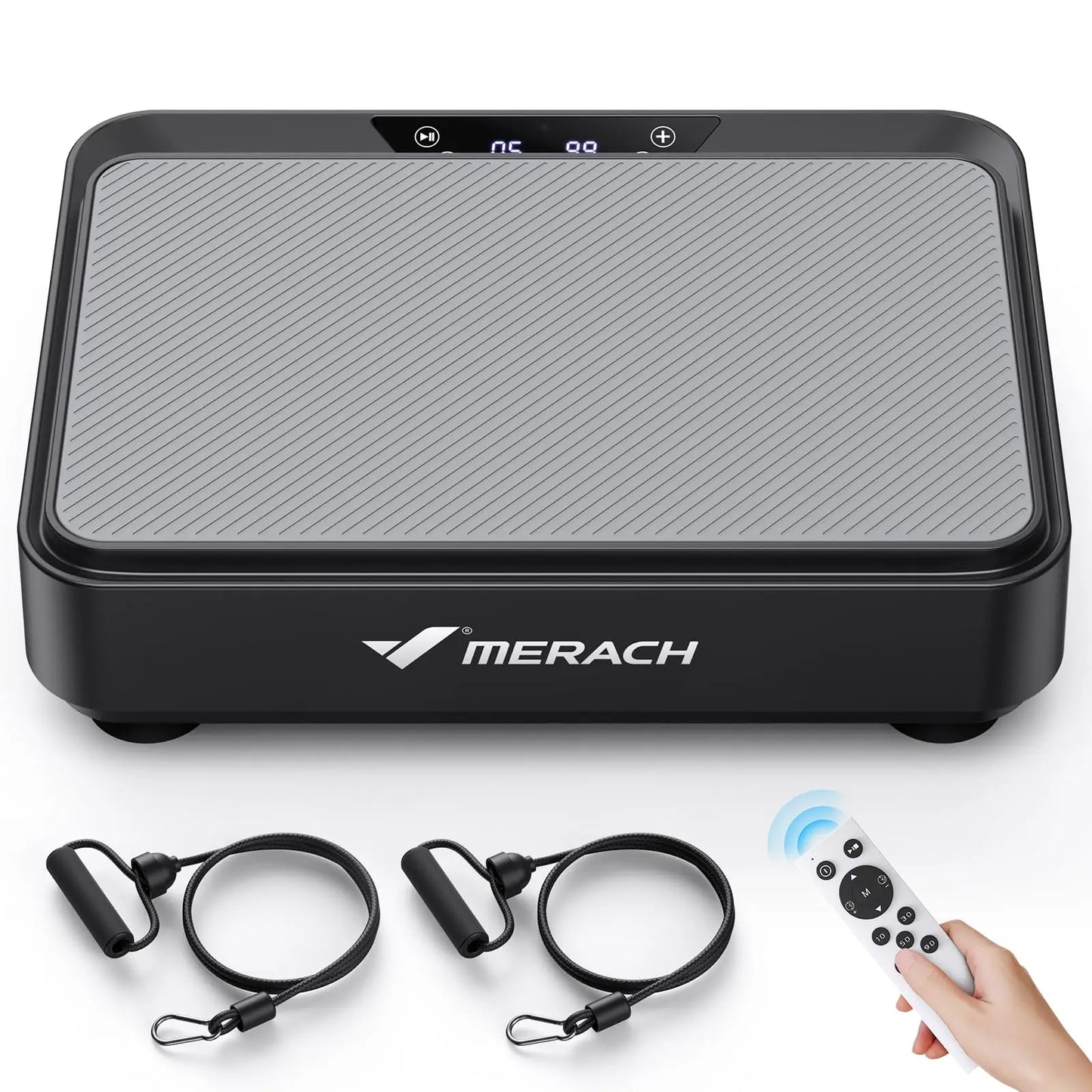 MERACH Vibration Plate Exercise Machine Vibration Plate/for Lymphatic Drainage Relieve Pain Help Sleep Fat Burning Weight Loss