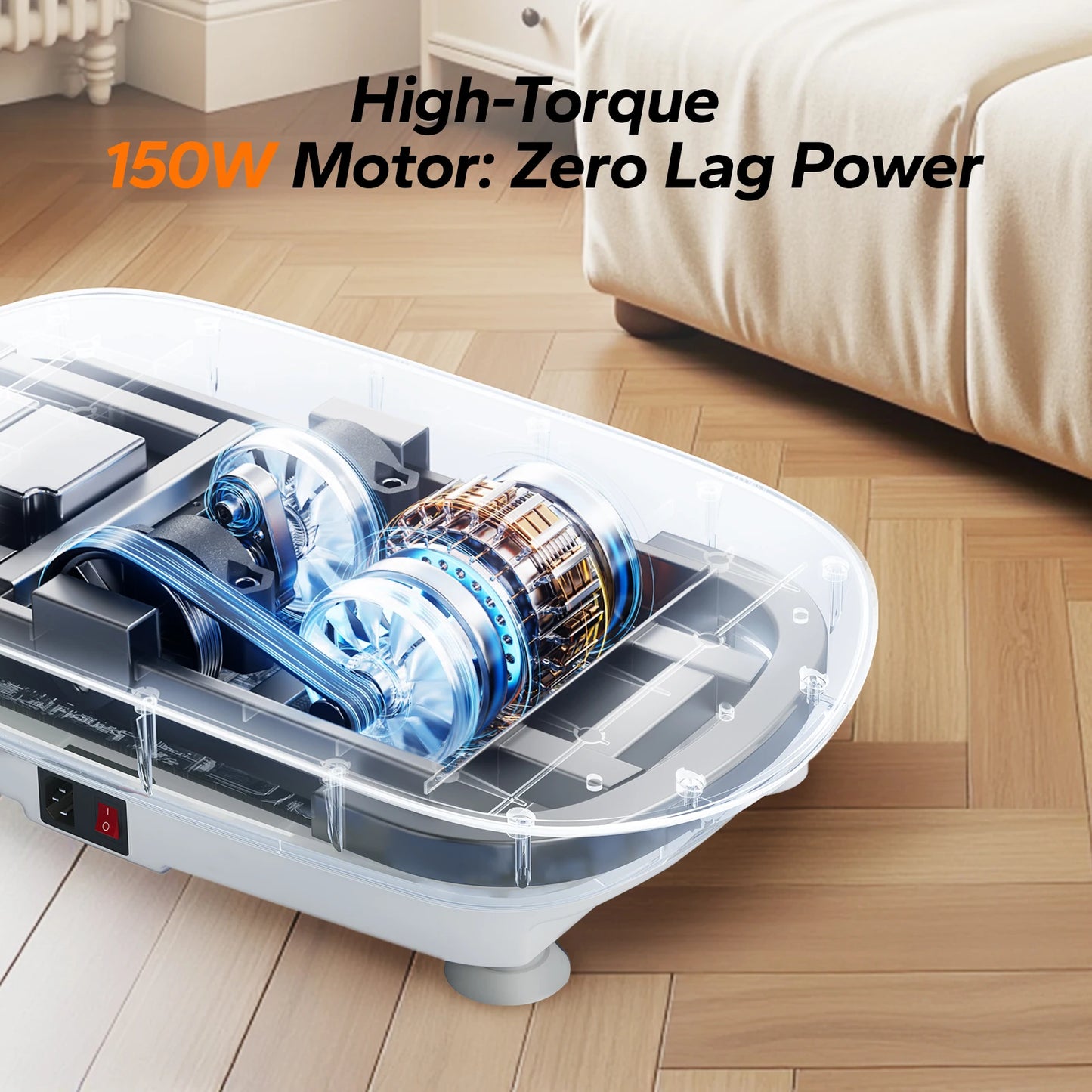 MERACH Vibration Plate Exercise Machine Whole Body Workout Power Vibrate/Fitness Platform Vibration Plate Weight Loss & Shaping