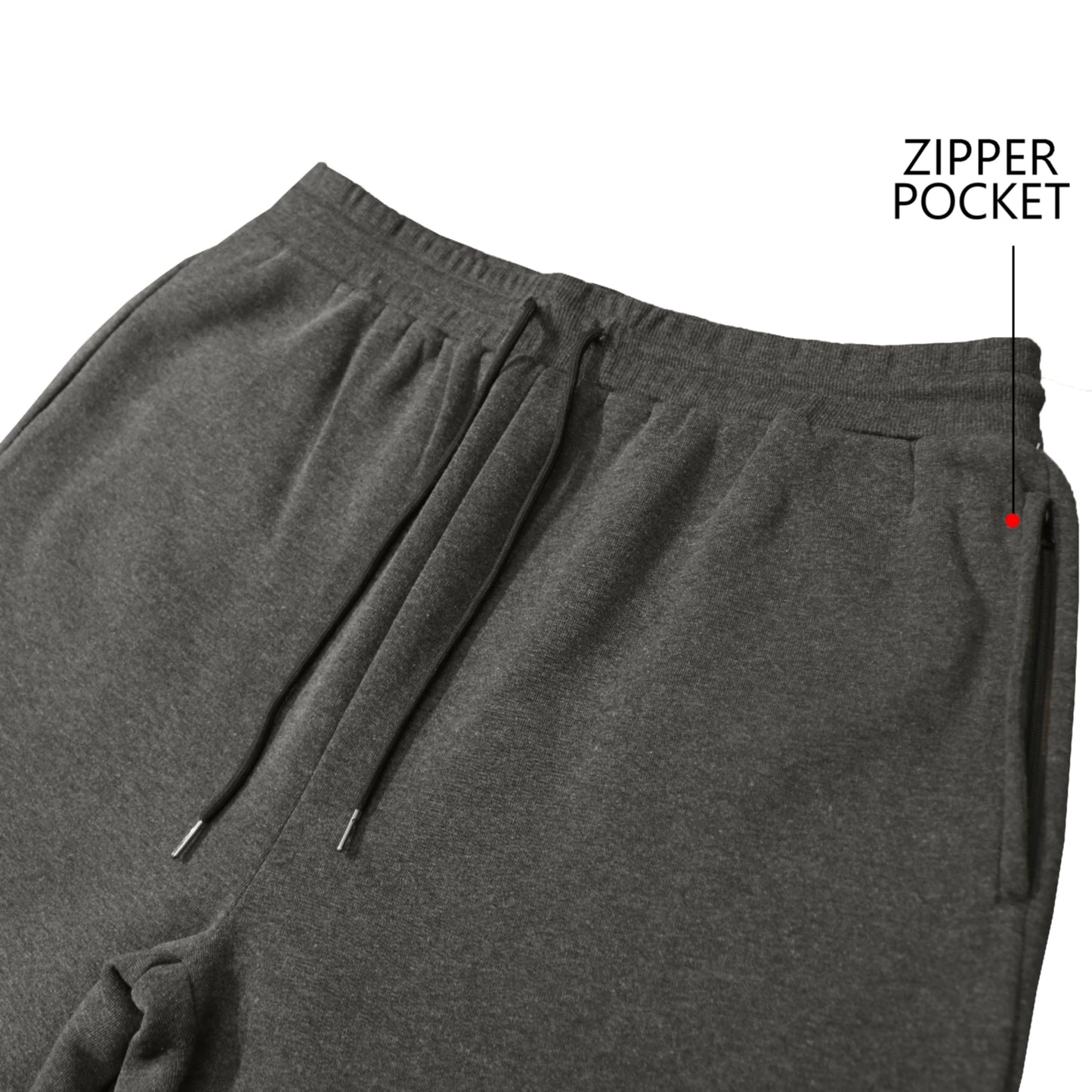 Galaxy by Harvic 3-Pack Men's Slim Fit/Fleece Jogger Sweatpants (S-2XL)